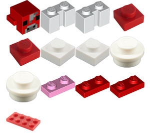 LEGO rouge Mooshroom Minecraft Cow