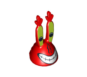 LEGO Red Mr Krabs with Big Smile Head (12156 / 85404)