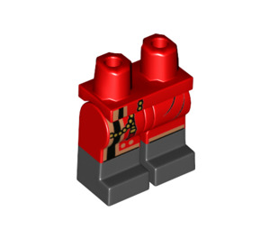 LEGO Red Mr. Tang Minifigure Hips and Legs (3815 / 76859)