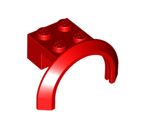 LEGO rot Kotflügel Backstein 2 x 2 mit Rad Bogen  (50745)
