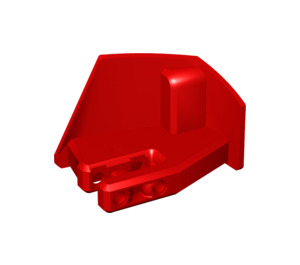 LEGO Red Mudguard Panel Front Right (49817)