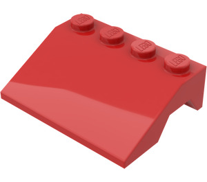 LEGO Red Mudguard Slope 3 x 4 (2513)
