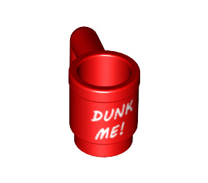 LEGO Rood Mok met 'Dunk Me!' (3899 / 14576)