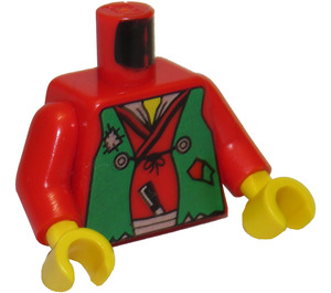 LEGO Rot Ninja Robber Torso (973 / 73403)