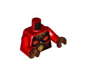 LEGO Red Okoye Minifig Torso (973 / 76382)