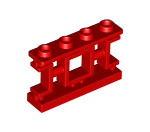 LEGO rot Oriental Zaun 1 x 4 x 2 (32932)