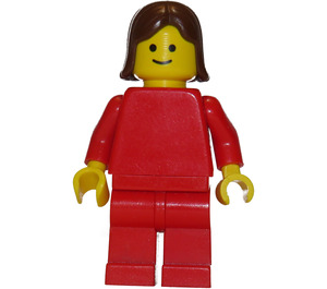 LEGO Red Outfit Lady Minifigure