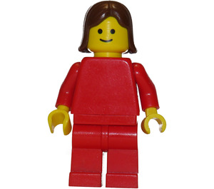 LEGO rot Outfit Lady Minifigur