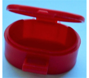 LEGO rouge Oval Case avec Manipuler (6203)