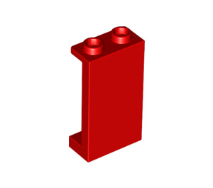 LEGO rouge Panneau 1 x 2 x 3 avec supports latéraux - tenons creux (35340 / 87544)
