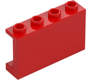 LEGO Rood Paneel 1 x 4 x 2 (14718)