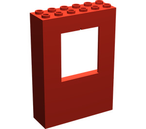 LEGO Rood Paneel 2 x 6 x 7 Fabuland Muur (3890)