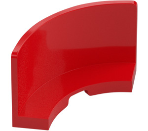 LEGO Red Panel 3 x 3 x 2 Round Corner (3535)