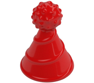 LEGO Red Party Hat with Small Pin (24131)