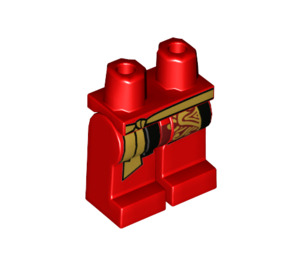 LEGO Red Percussionist Minifigure Hips and Legs (3815 / 67506)