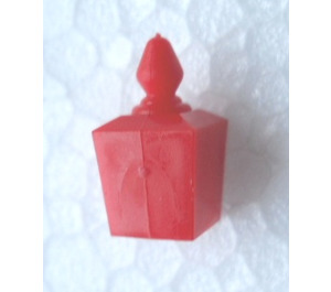 LEGO Rojo Perfume Botella con Cuadrado Base