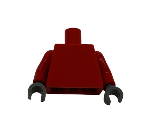 LEGO Red Plain Torso with Red Arms and Dark Gray Hands (973 / 73403)