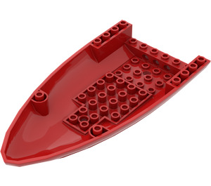LEGO rouge Avion Bas 8 x 16 x 2 (54090)
