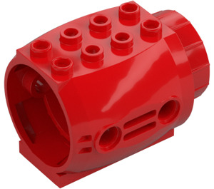 LEGO Rood Vliegtuig Straalmotor 4 x 5 x 3 (43121)