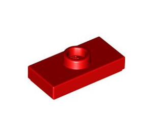 LEGO Red Plate 1 x 2 with 1 Stud (with Groove) (3794 / 15573)