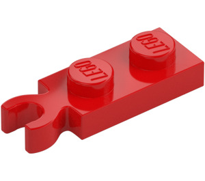 LEGO Rød Plate 1 x 2 med klips (78256)