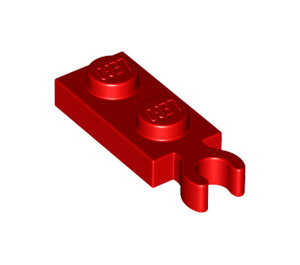 LEGO Rood Plaat 1 x 2 met Klem (78256)