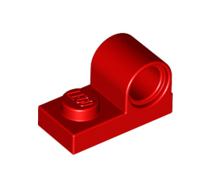 LEGO rouge assiette 1 x 2 avec Épingle Trou (11458)