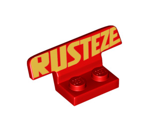 LEGO rouge assiette 1 x 2 avec Spoiler avec Rusteze Spoiler (30925 / 33781)
