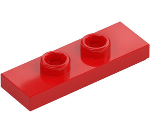 LEGO Red Plate 1 x 3 with 2 Studs (34103)