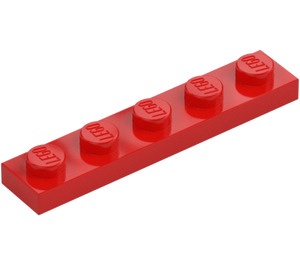 LEGO Rood Plaat 1 x 5 (78329)