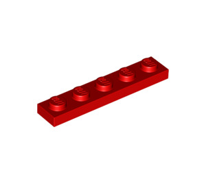 LEGO rot Platte 1 x 5 (78329)