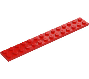 LEGO Punainen Levy 2 x 14 (91988)