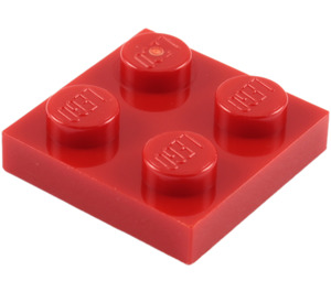 LEGO rouge assiette 2 x 2 (3022 / 94148)