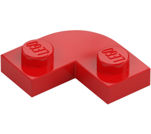 LEGO Red Plate 2 x 2 Round Corner (79491)