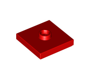 LEGO Red Plate 2 x 2 with Groove and 1 Center Stud (23893 / 87580)