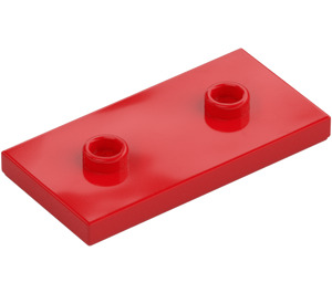 LEGO Rood Plaat 2 x 4 met 2 Noppen (65509)