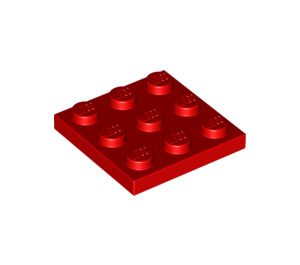 LEGO rouge assiette 3 x 3 (11212)