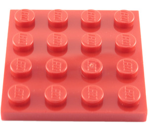 LEGO Rood Plaat 4 x 4 (3031)