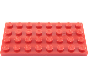 LEGO rouge assiette 4 x 8 (3035)