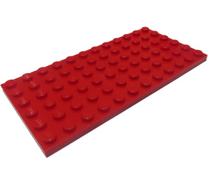 LEGO Rouge assiette 6 x 12 (3028)