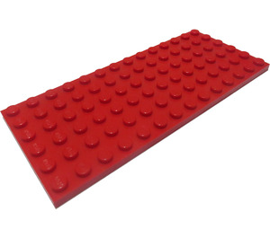 LEGO Rød Plate 6 x 14 (3456)