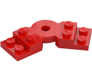 LEGO Punainen Levy Rotated 45° (79846)