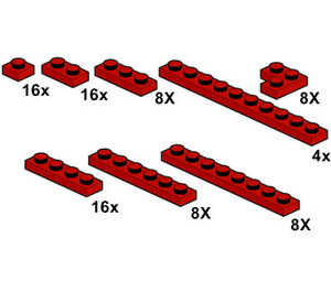 LEGO Red Plates 10062