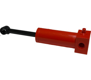 LEGO rouge Pneumatic Cylindre Old 48mm avec Noir Piston (4 Goujons Longue)