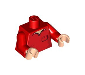 LEGO rot Pops Racer Torso (973 / 76382)