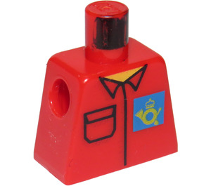 LEGO Rojo Post Office Torso sin brazos (973)