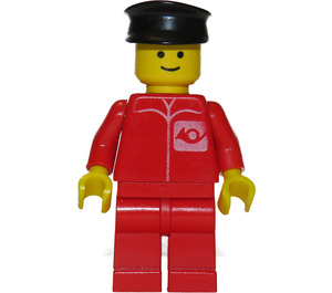 LEGO Rot Post Office Worker Minifigur