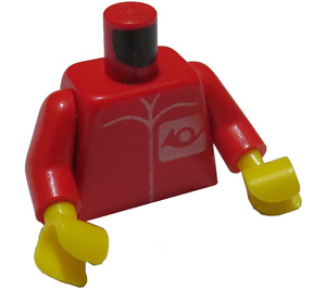 LEGO Red Postman Torso (973)