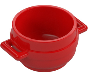 LEGO Rosso Pot / Cauldron con Maniglie (4341)