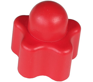 LEGO Rood Primo Steen 1 x 1 x 1 Bloem (44591)